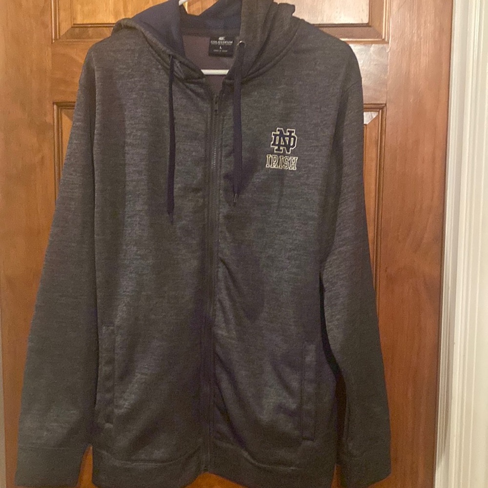 Notre Dame full zip hoodie